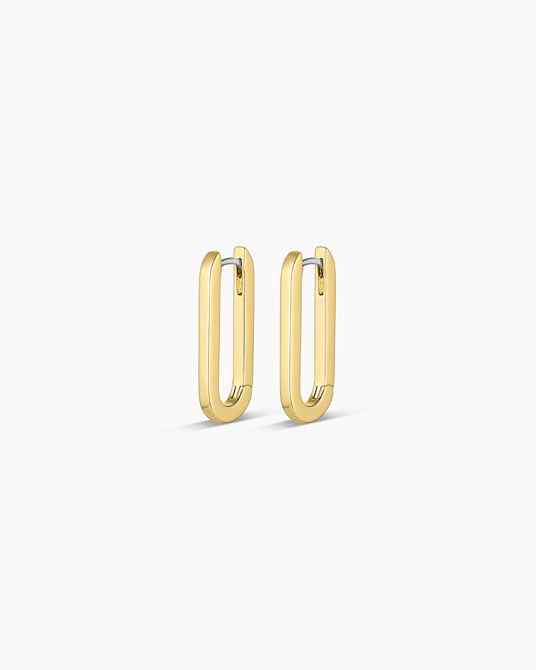 Parker - Rectangular Huggie Earrings