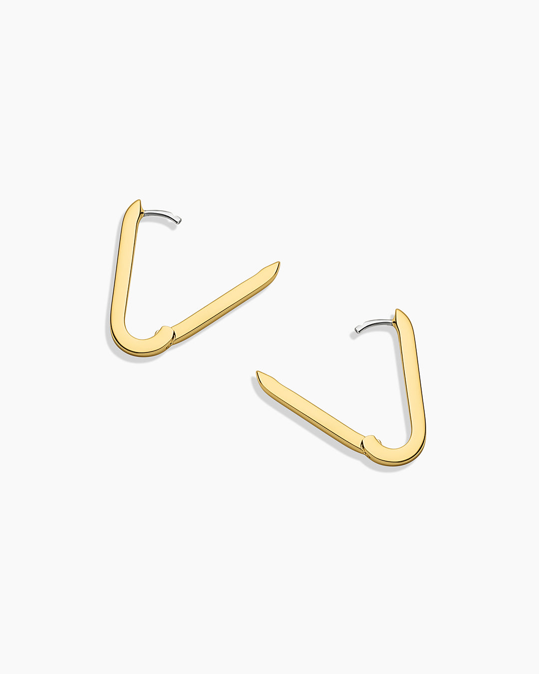 Parker - Rectangular Huggie Earrings