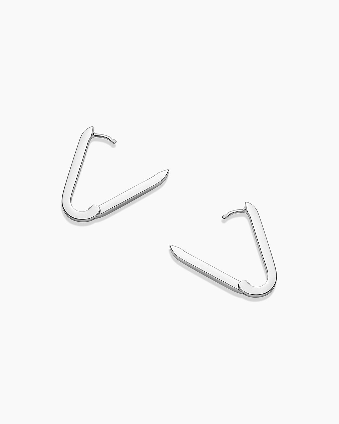 Parker - Rectangular Huggie Earrings