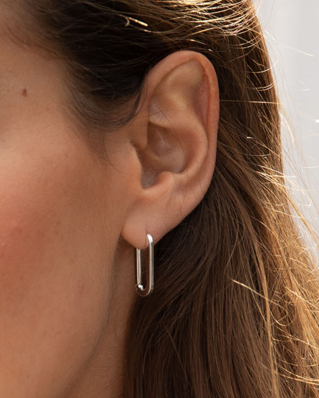 Parker - Rectangular Huggie Earrings