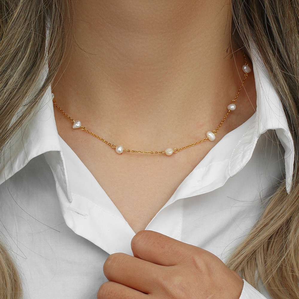 Gold Pearl Chain – Your Everyday Elegance Necklace