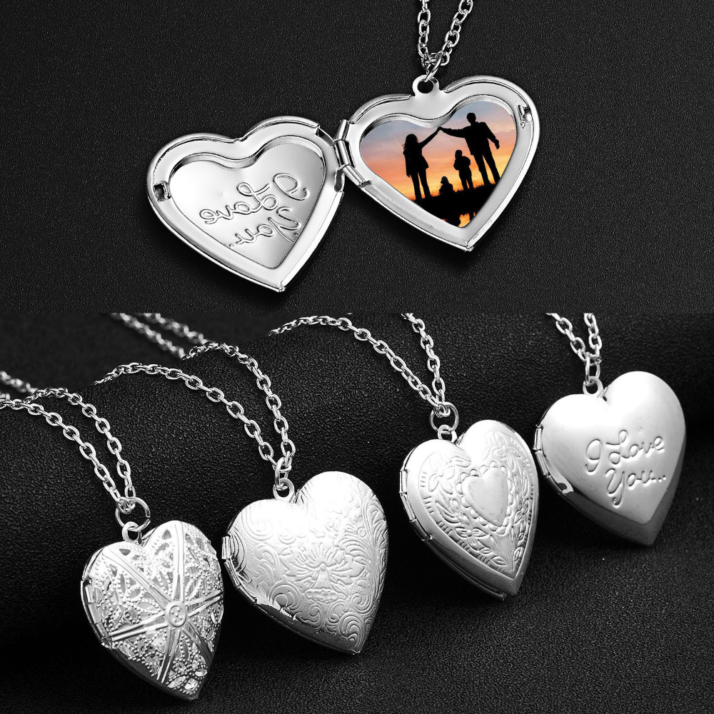 Heart Pendant Necklace - Vintage Locket