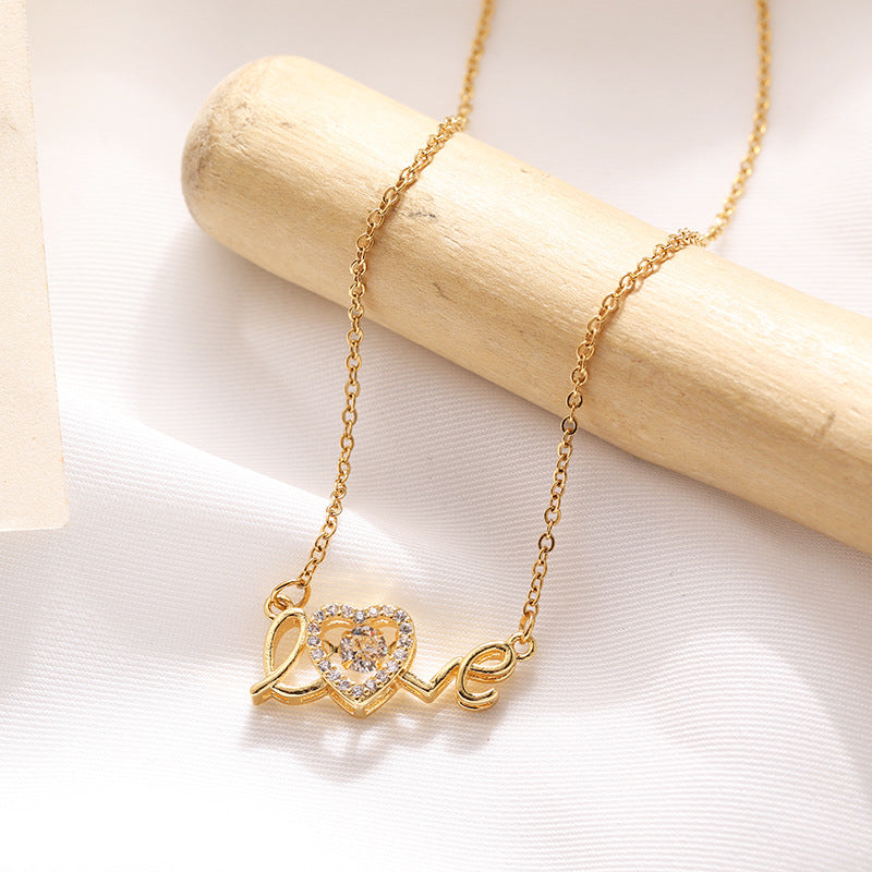 Love Spelled - Love Pendant Necklace