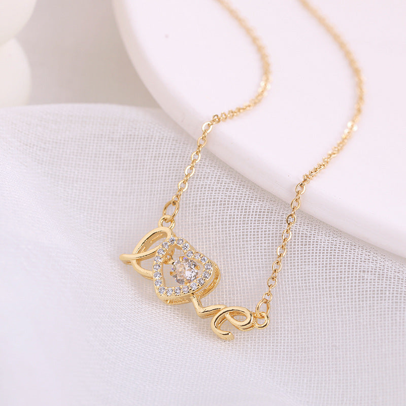 Love Spelled - Love Pendant Necklace