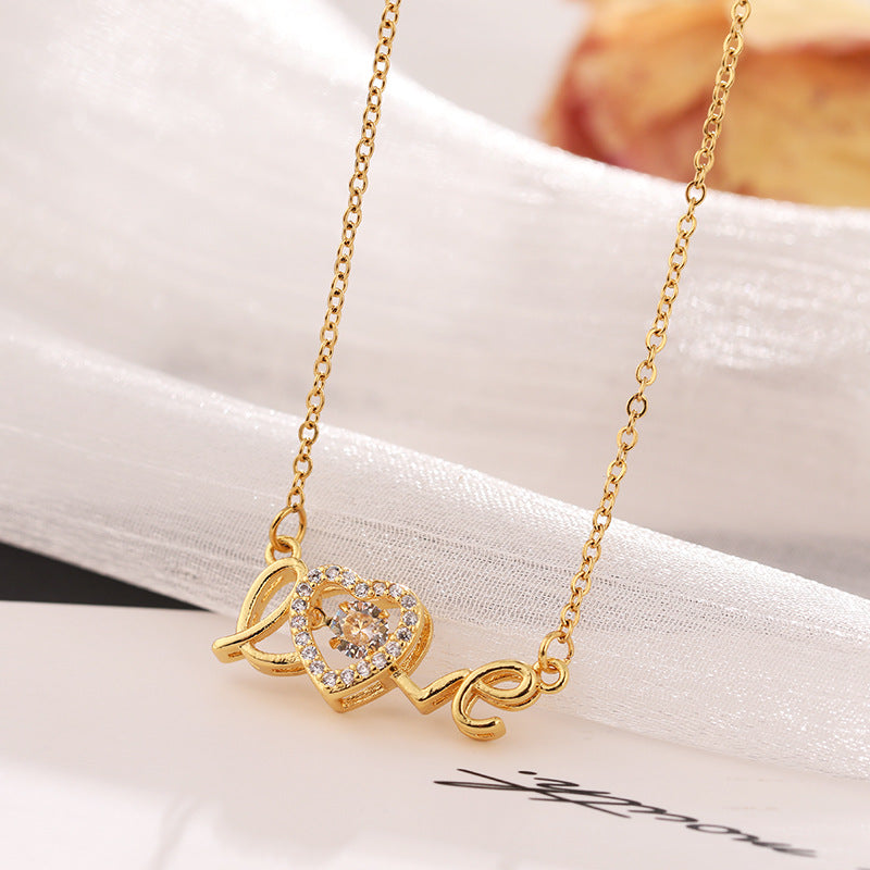Love Spelled - Love Pendant Necklace