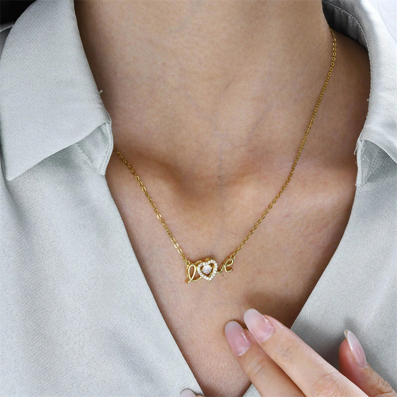 Love Spelled - Love Pendant Necklace