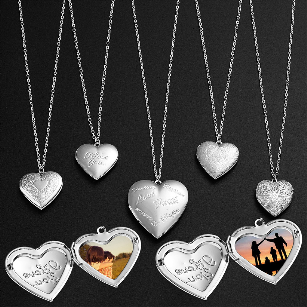 Heart Pendant Necklace - Vintage Locket