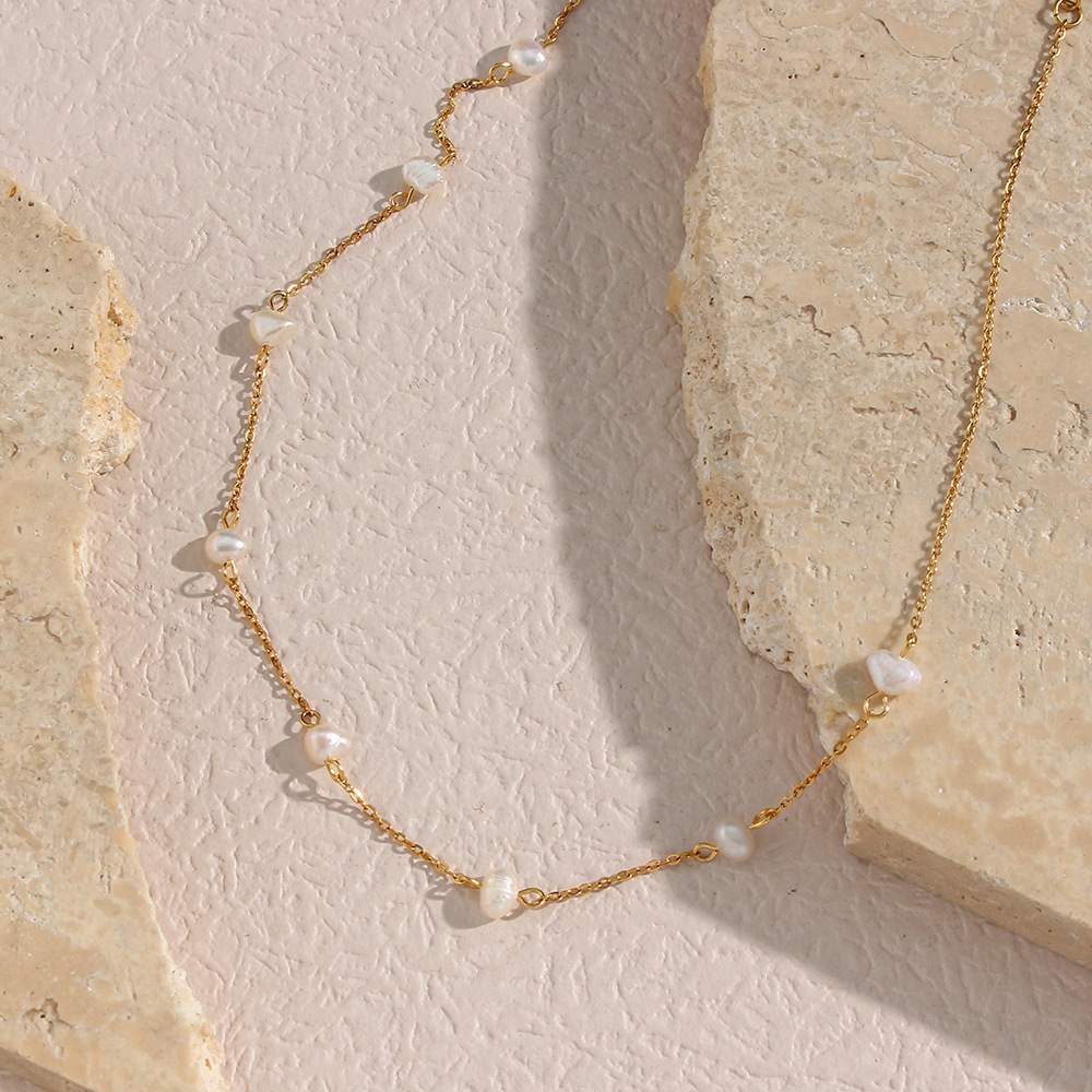 Gold Pearl Chain – Your Everyday Elegance Necklace