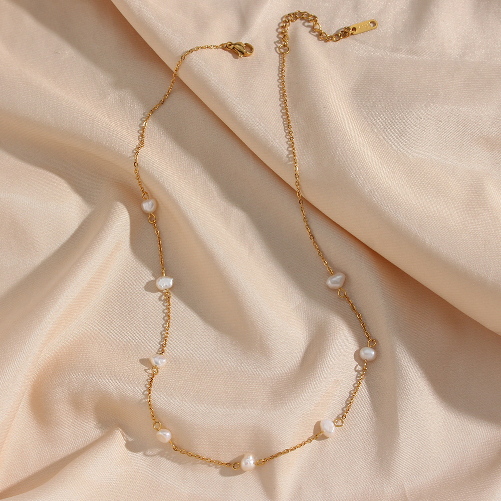 Gold Pearl Chain – Your Everyday Elegance Necklace