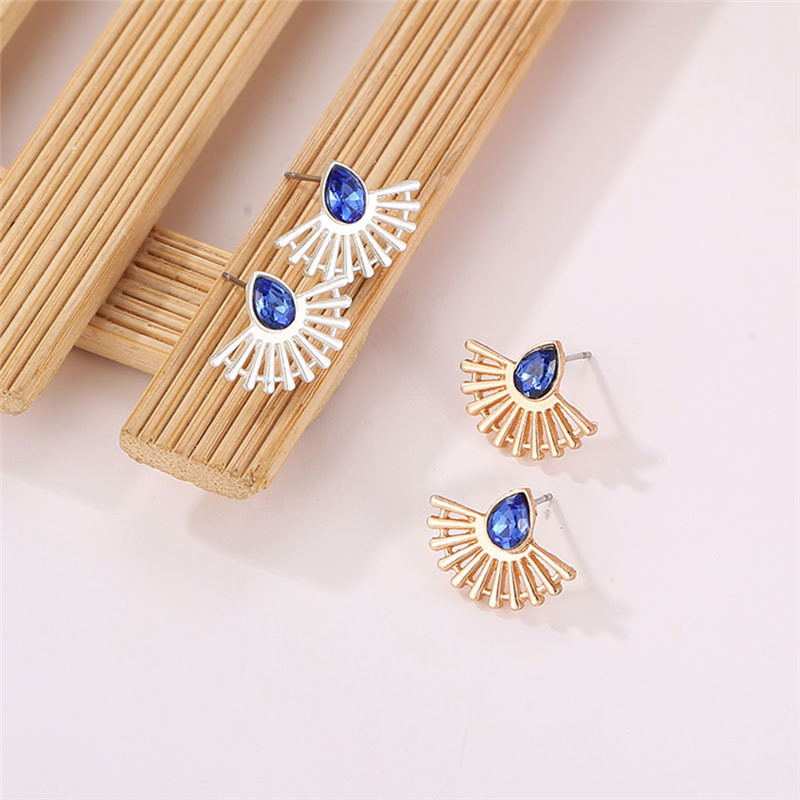 Art Deco Fan Earrings - Bohemian Earrings
