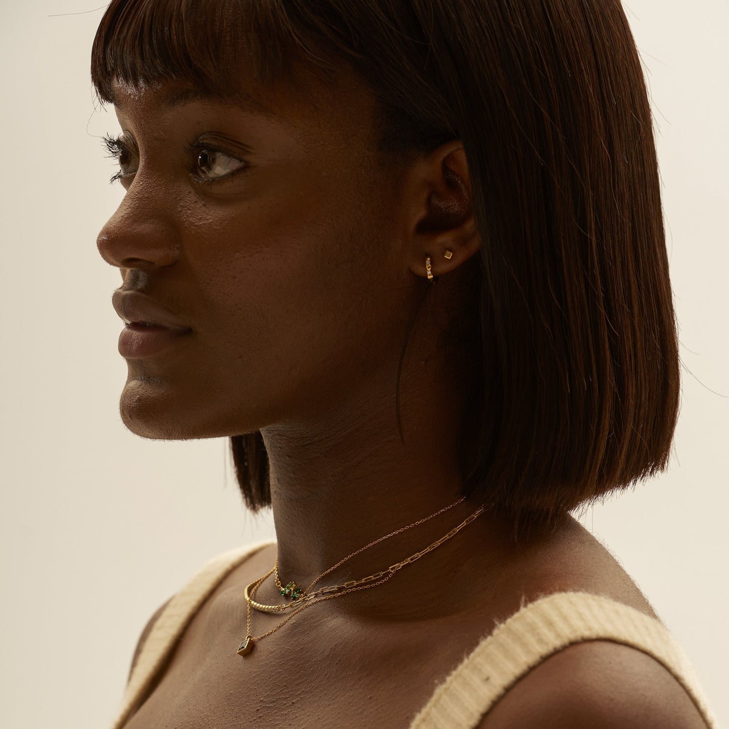 Yasuko - Minimalist Cube-Shaped Earrings