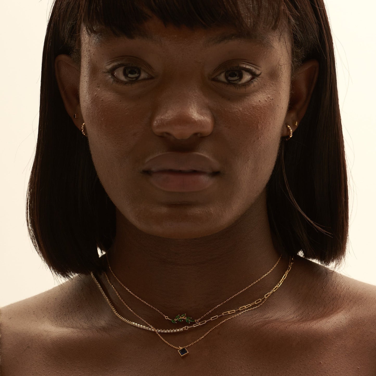Yasuko - Minimalist Cube-Shaped Earrings