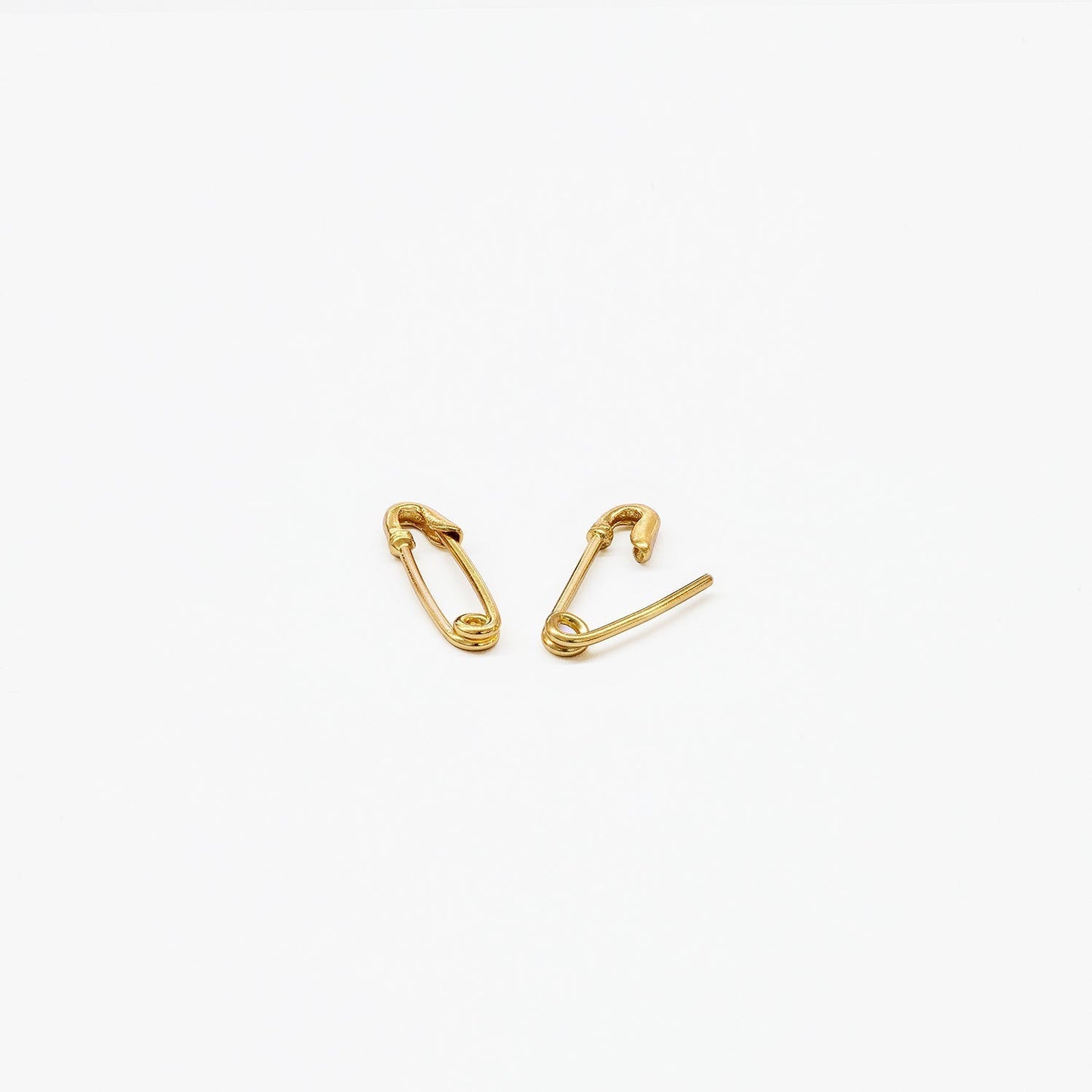 Eden - Small Safety Pin Earrings