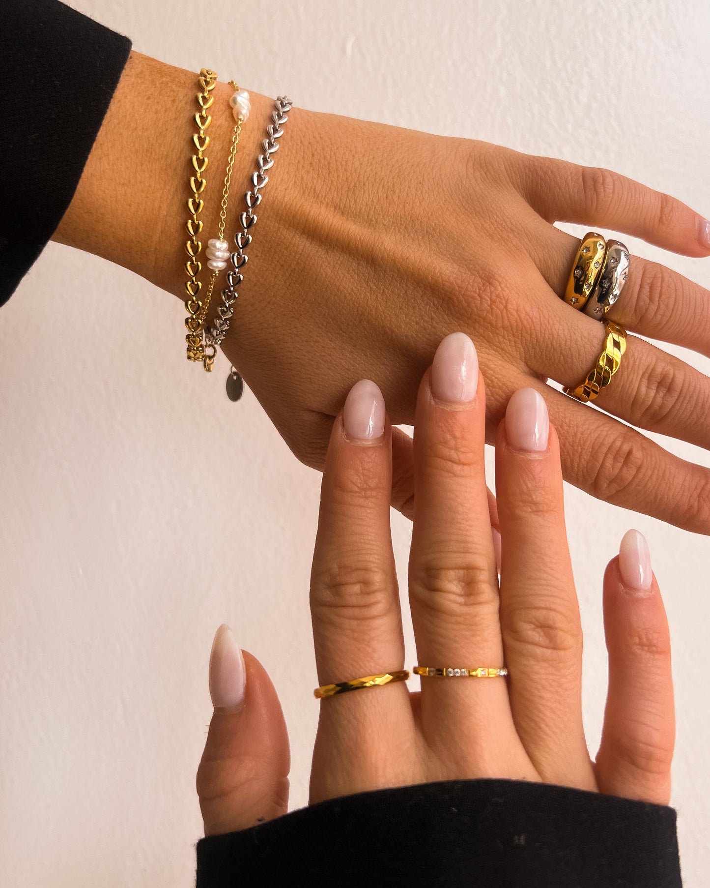 Kendra - Gold Heart Chain Bracelet