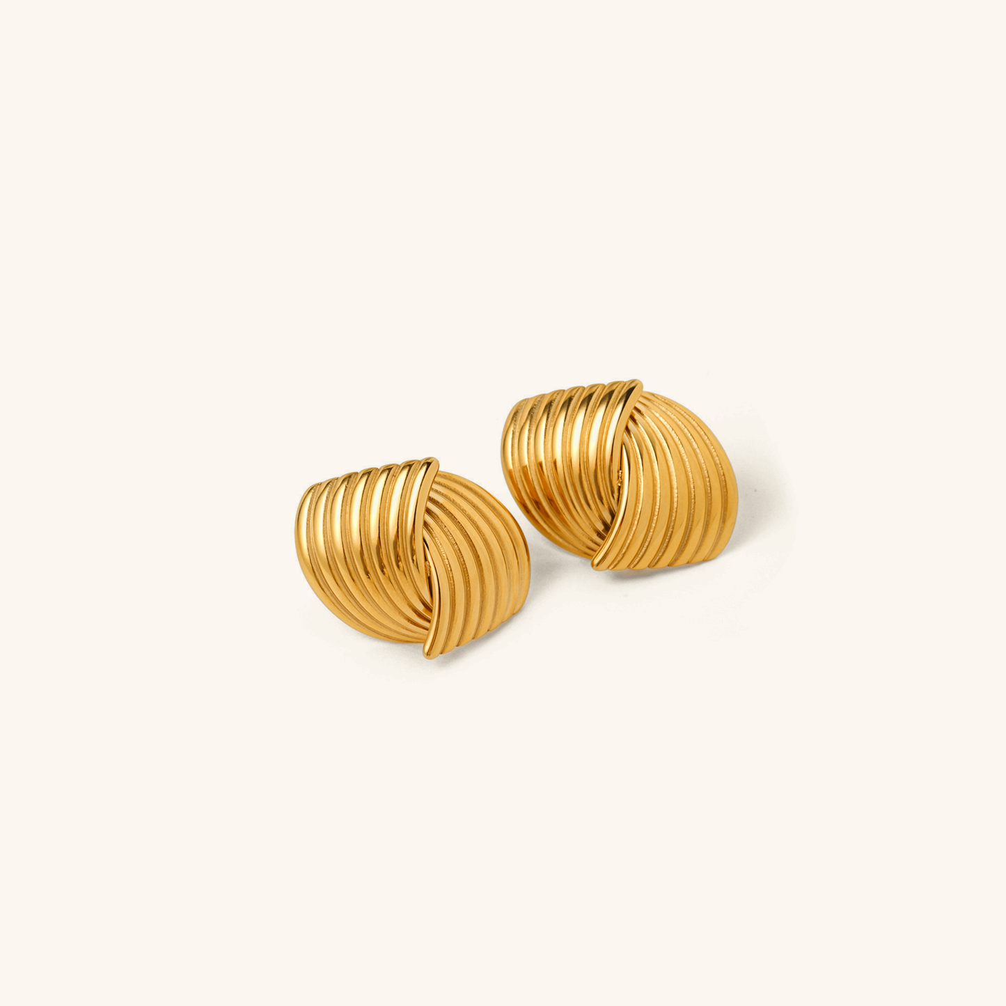 Sonia - Golden Waves Earrings