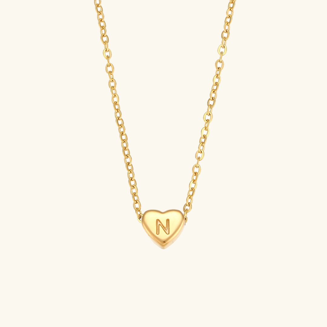 Corazón - Gold Initial Necklace