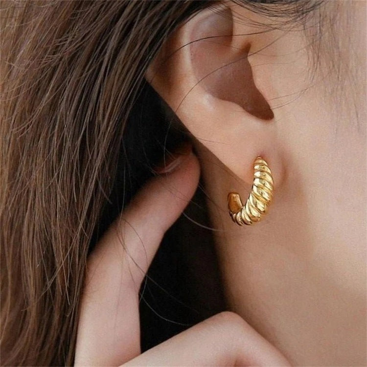 Croissant - Hoop Earrings