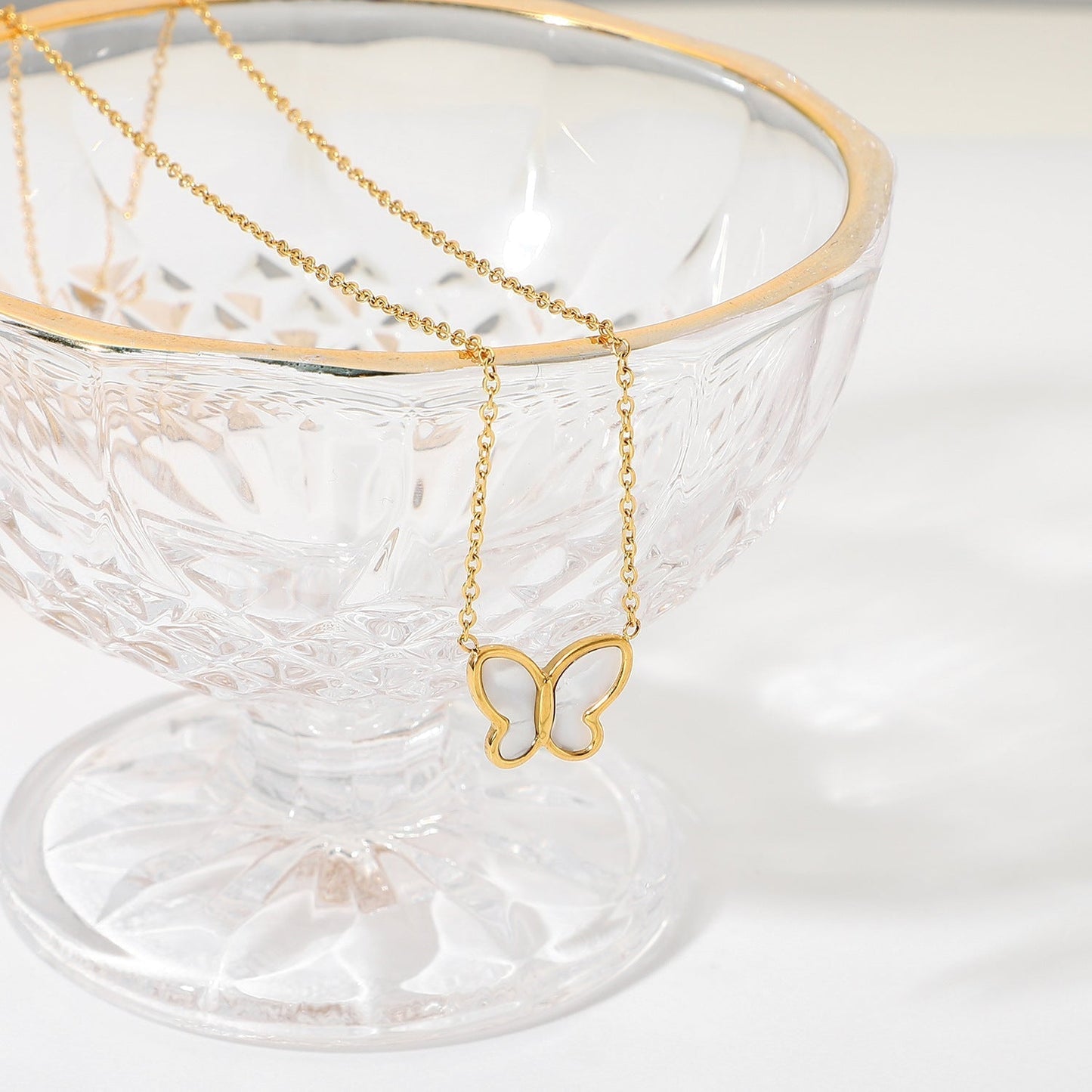 Butterfly - Mother of Pearl Necklace