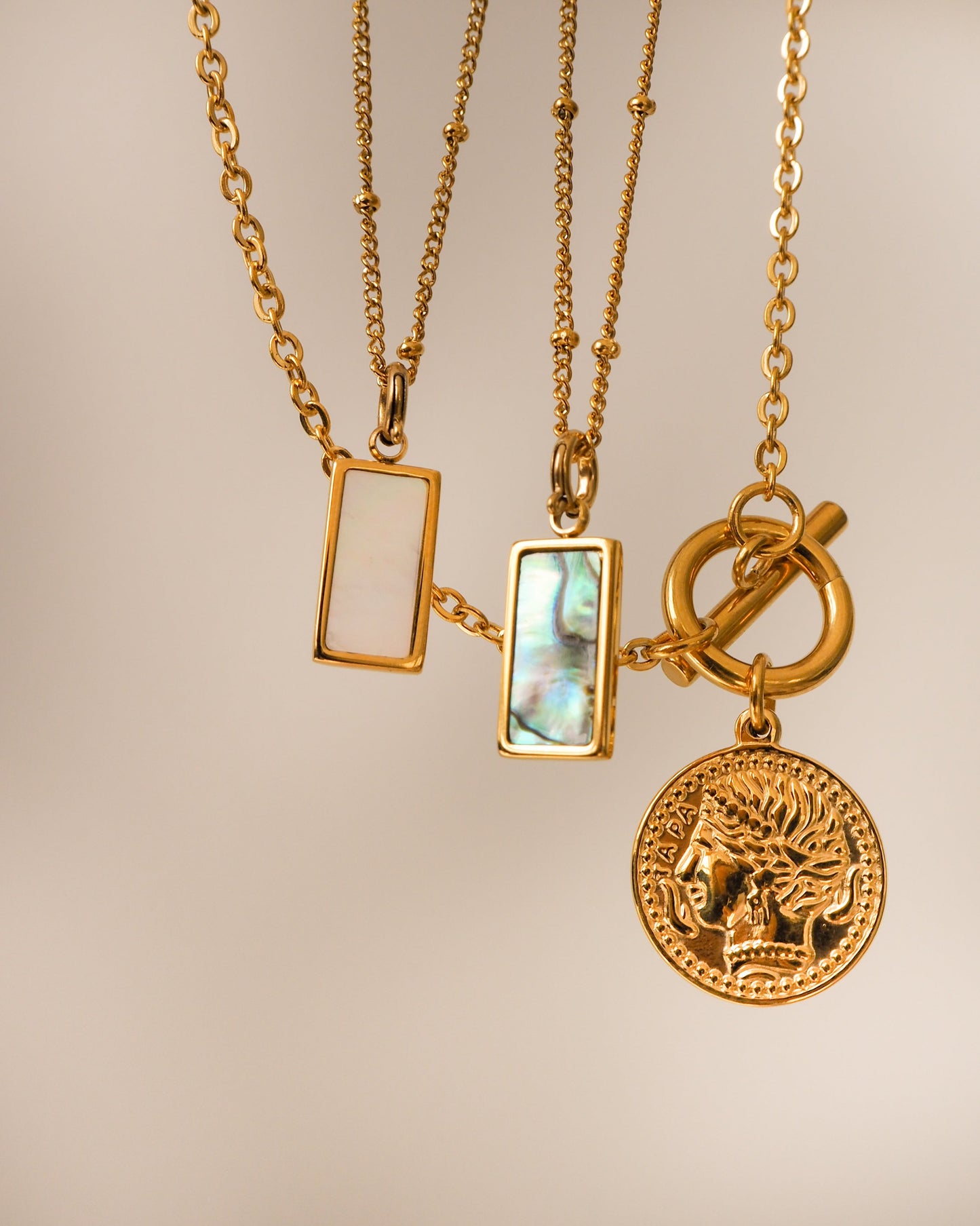 Havanna - Coin Necklace with Toggle Clasp