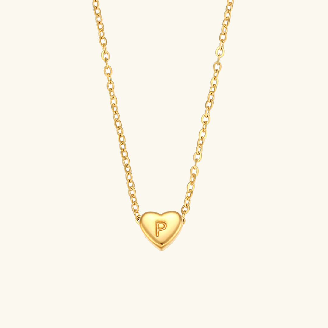 Corazón - Gold Initial Necklace