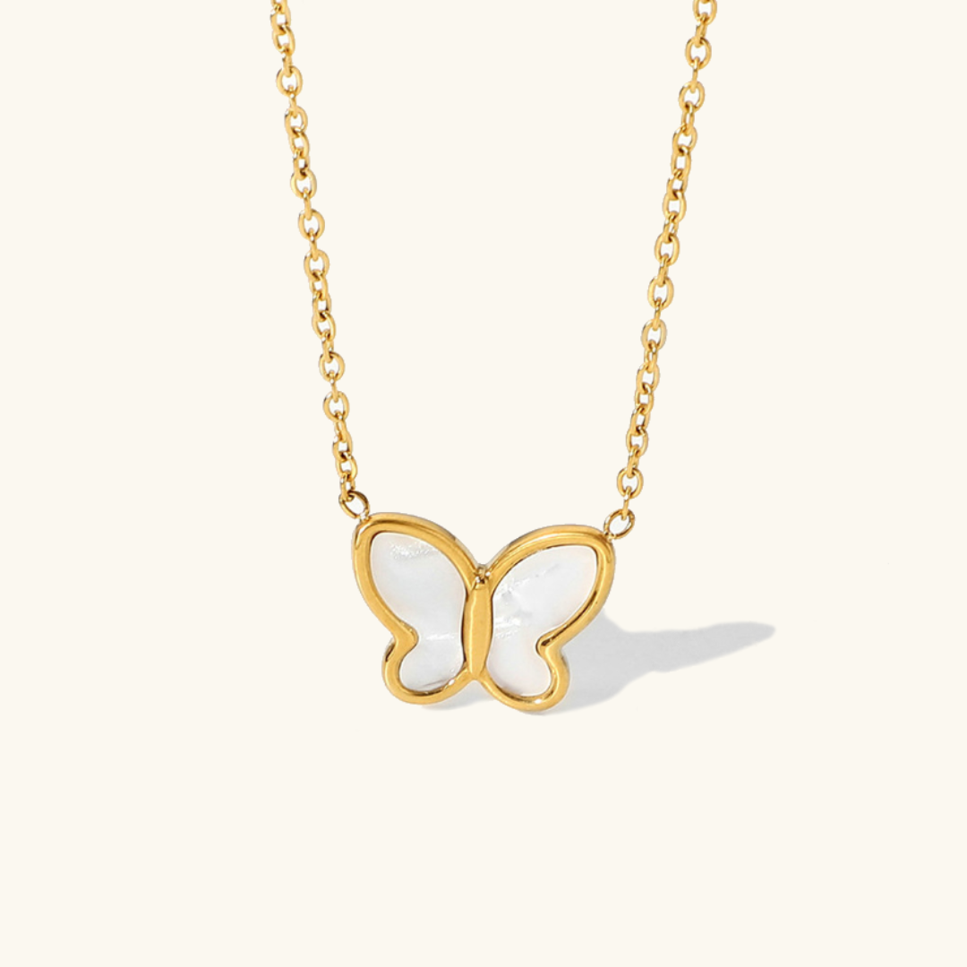 Butterfly - Mother of Pearl Necklace