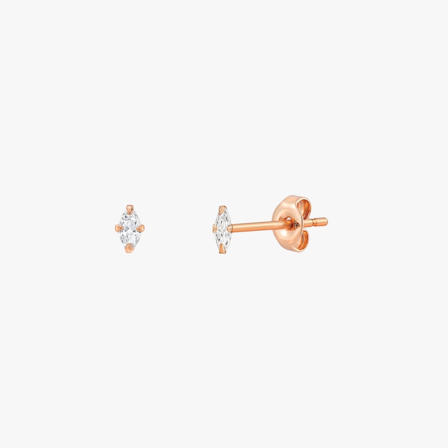 Sage - Small Marquise Earrings