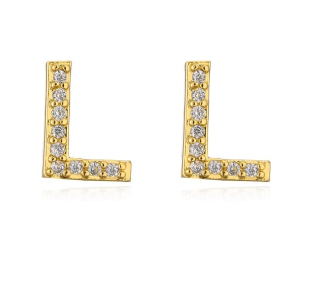 Taylor - Initial Letter Earrings