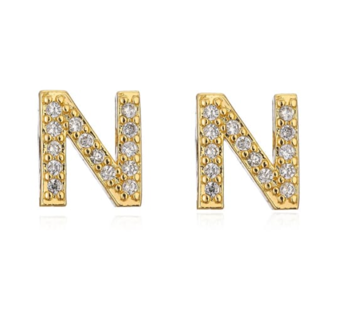 Taylor - Initial Letter Earrings