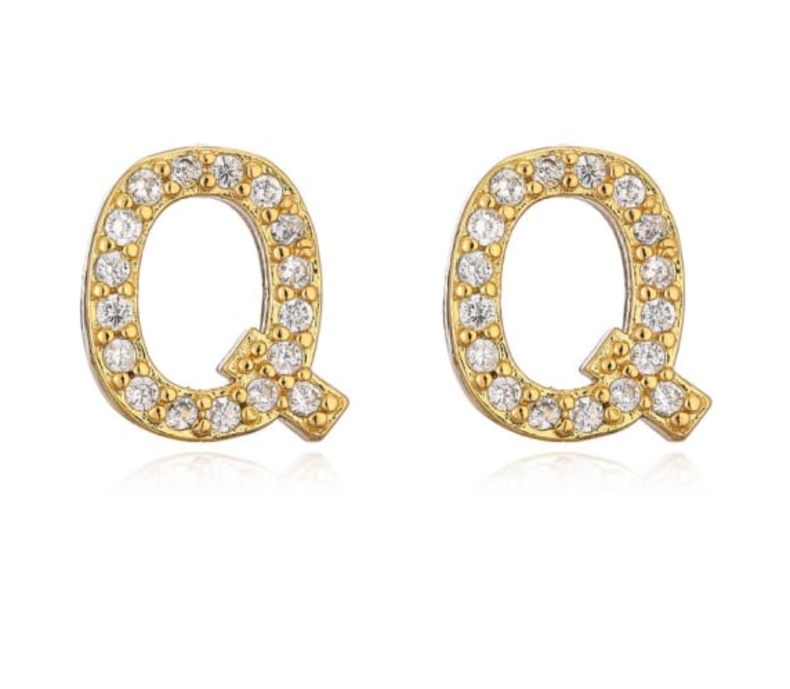 Taylor - Initial Letter Earrings