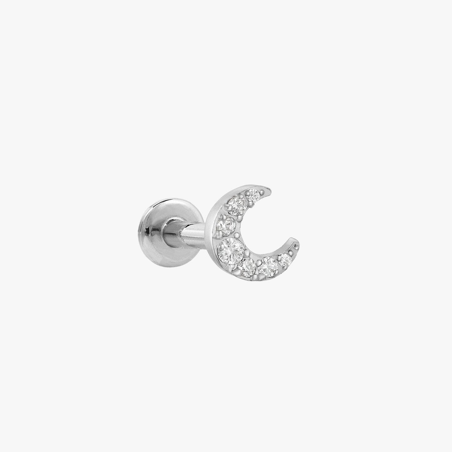 Zara - Luna Cartilage Earrings with Gems