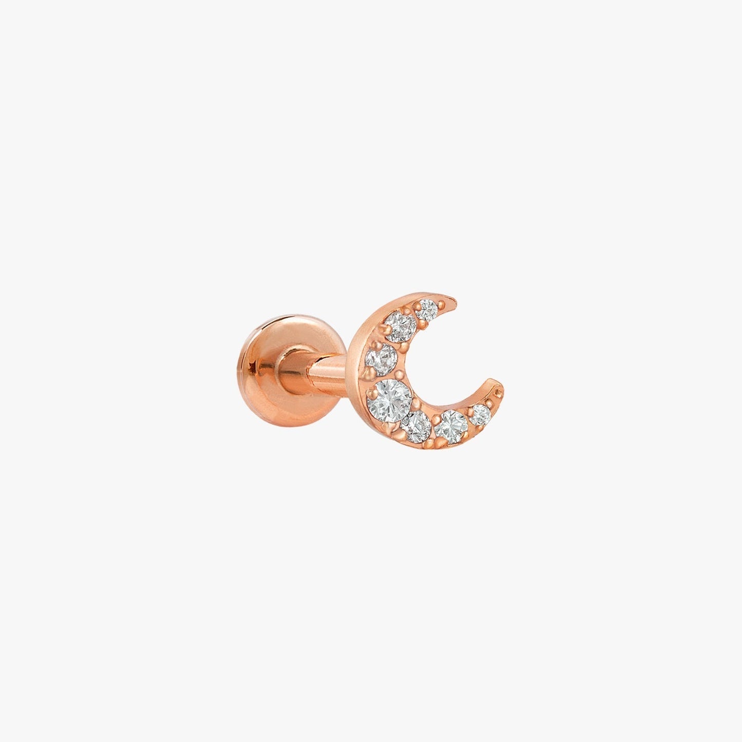 Zara - Luna Cartilage Earrings with Gems