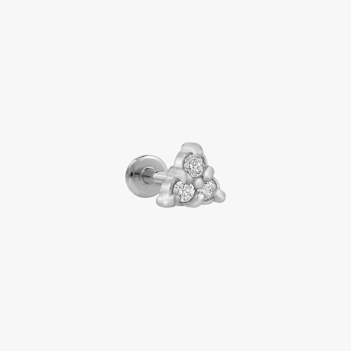 Samira - Micro Pyramid-Shaped Earrings