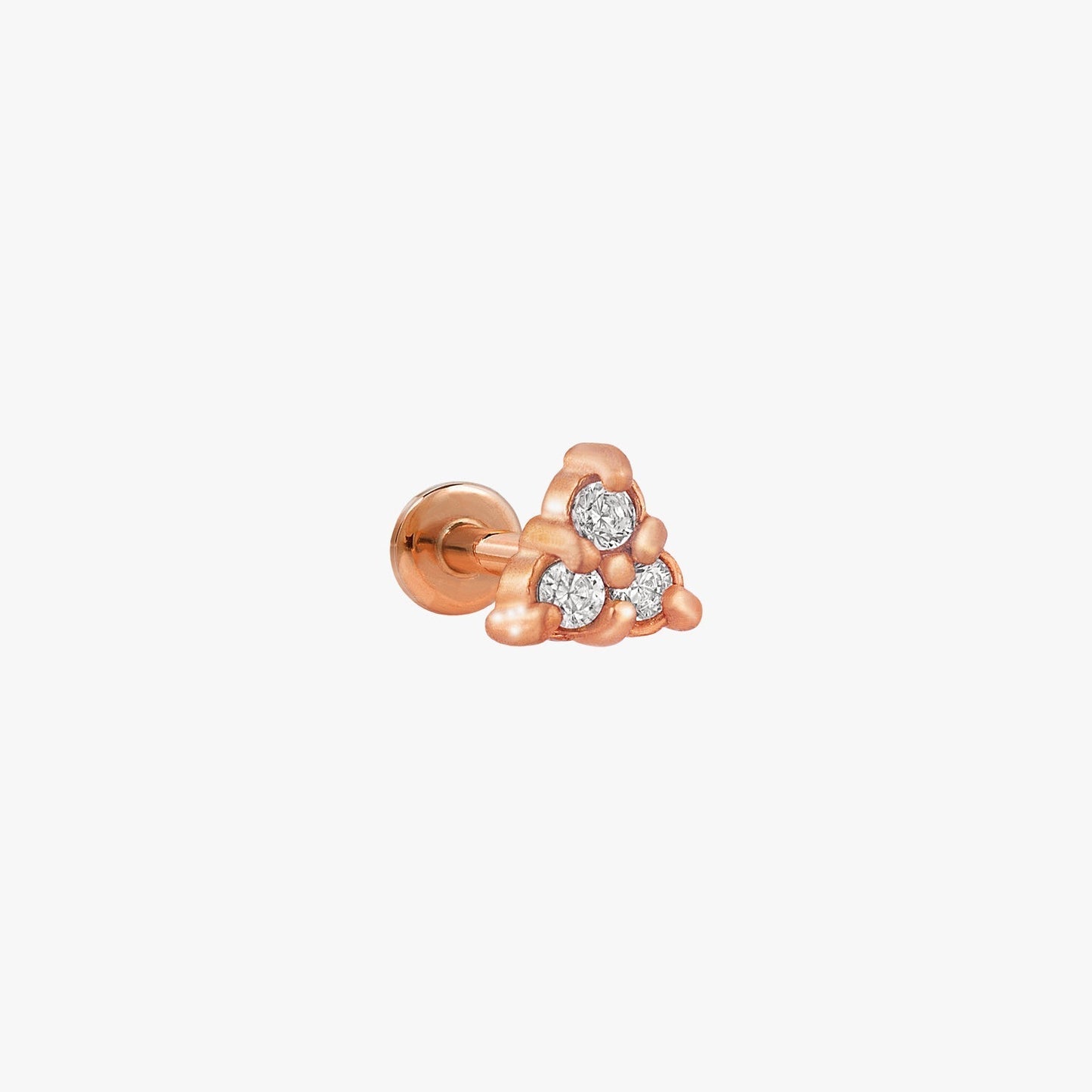 Samira - Micro Pyramid-Shaped Earrings