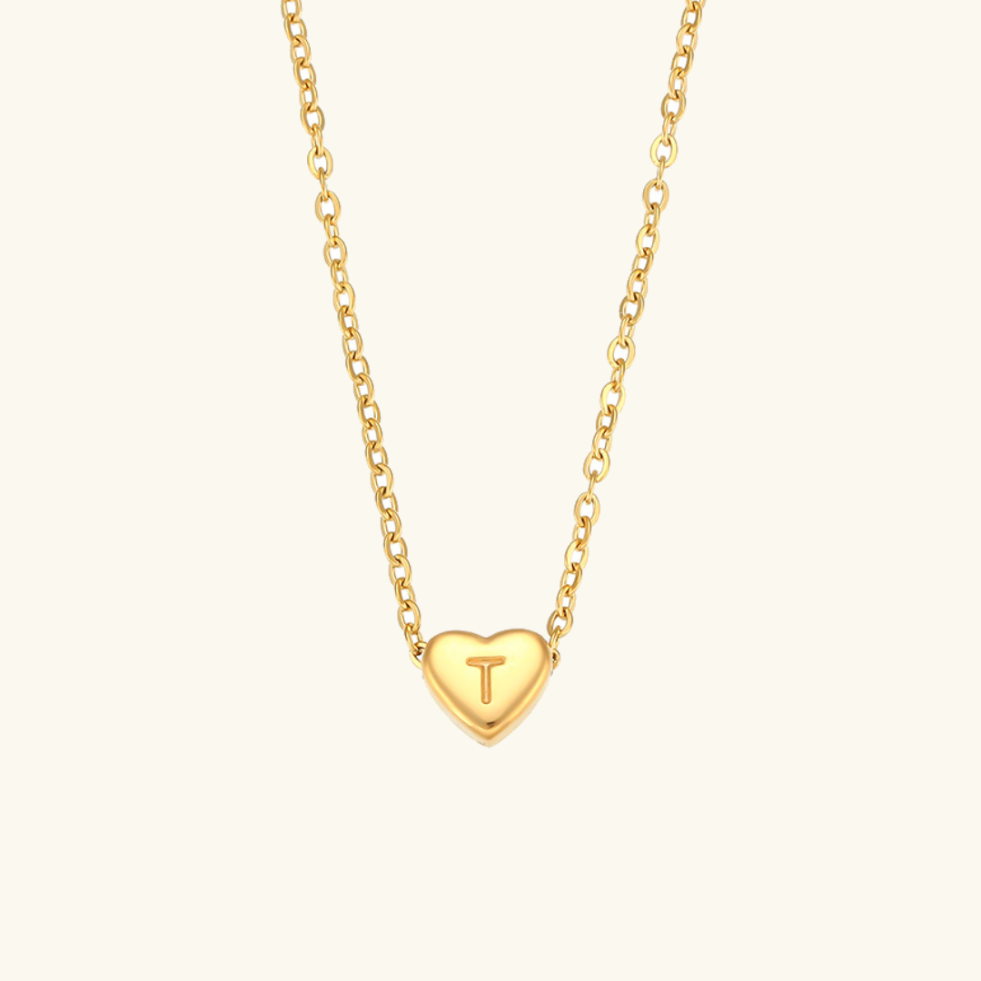 Corazón - Gold Initial Necklace