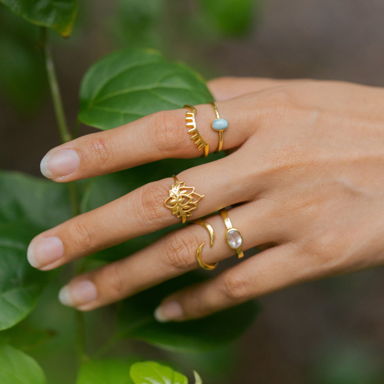 Lotusblume - Delicate Ring