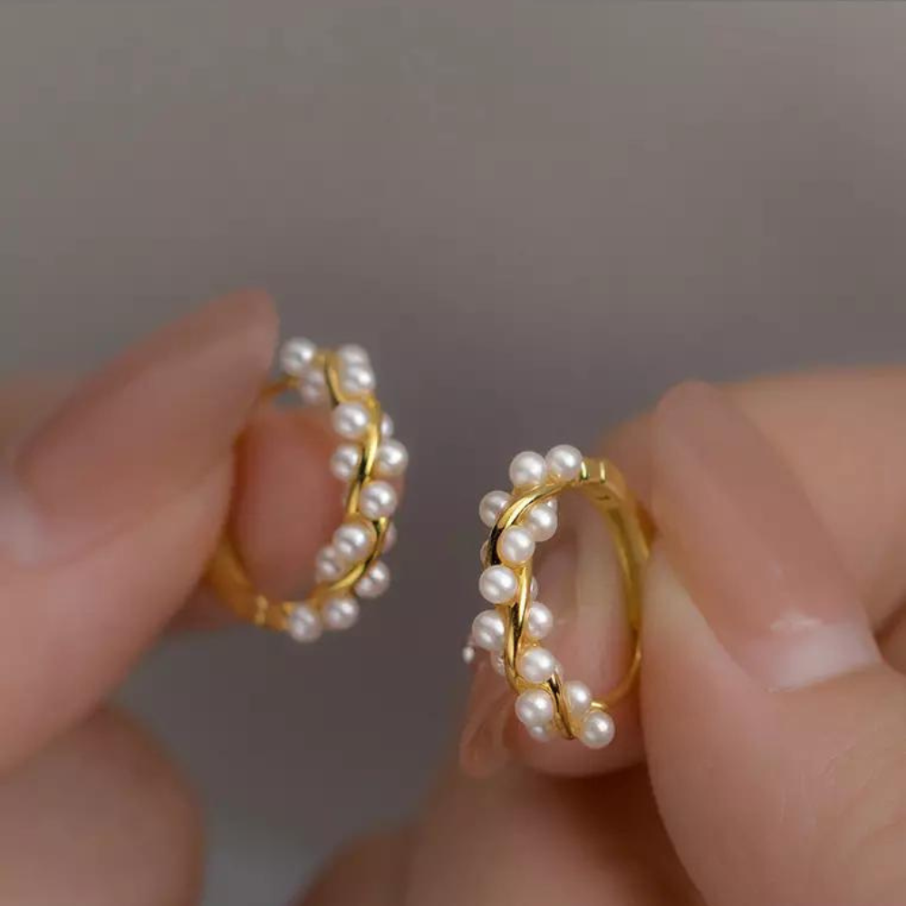 Artificial Pearl Earrings - Elegant Pearl Earrings