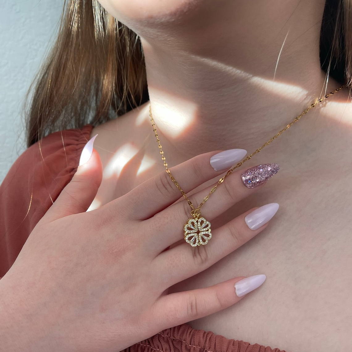 Four-Leaf Clover Necklace