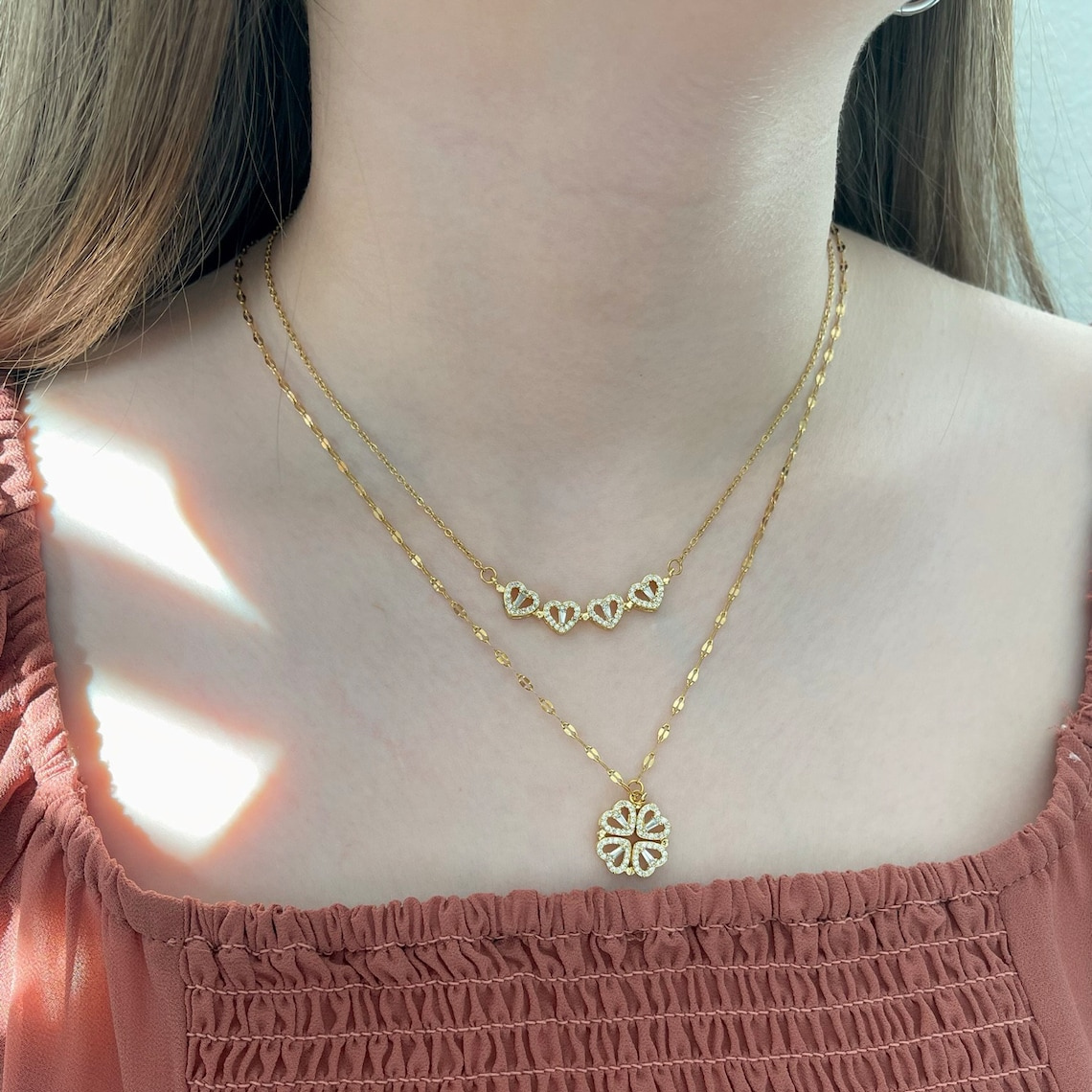 Four-Leaf Clover Necklace