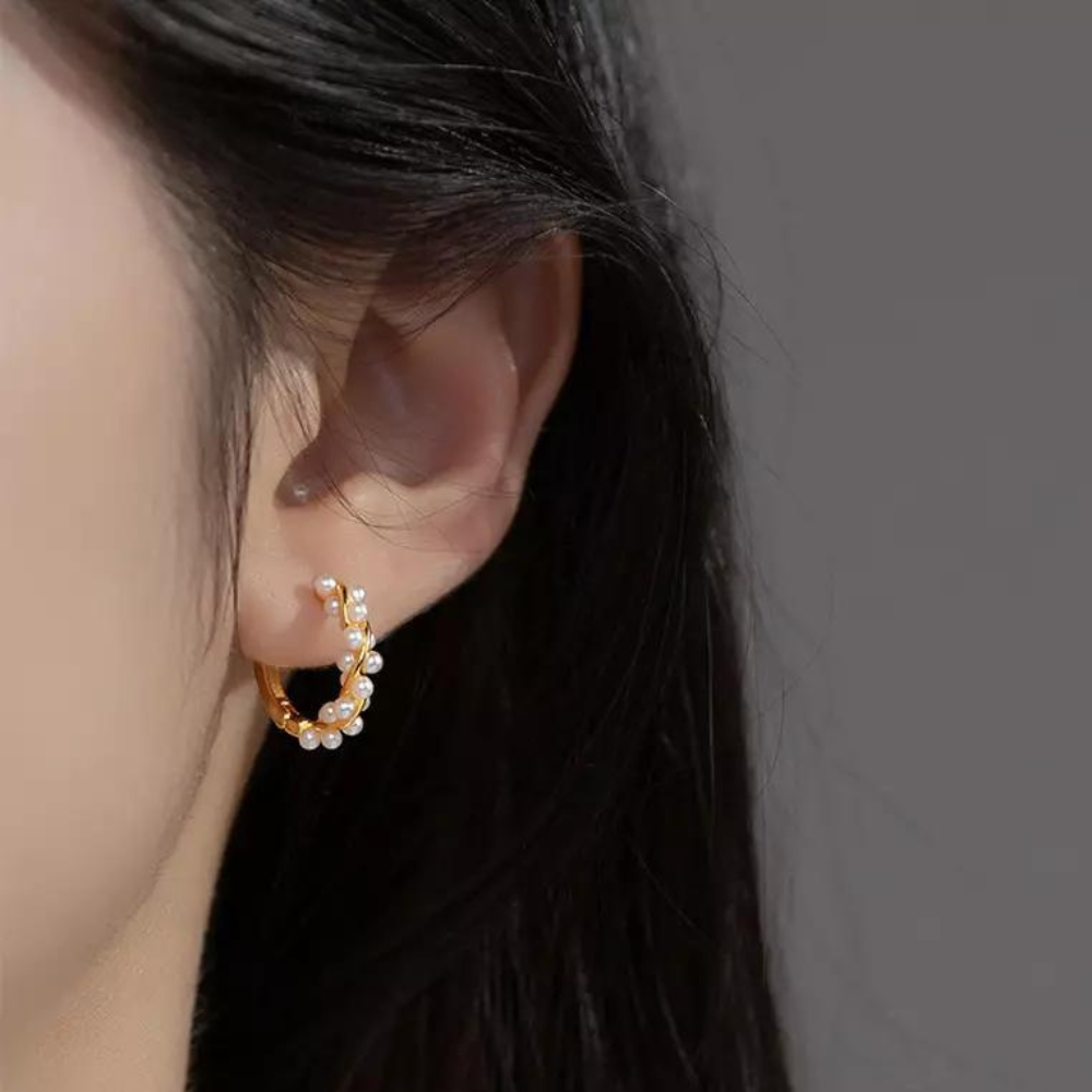 Artificial Pearl Earrings - Elegant Pearl Earrings