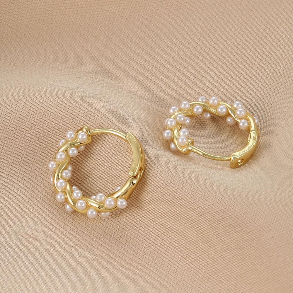 Artificial Pearl Earrings - Elegant Pearl Earrings