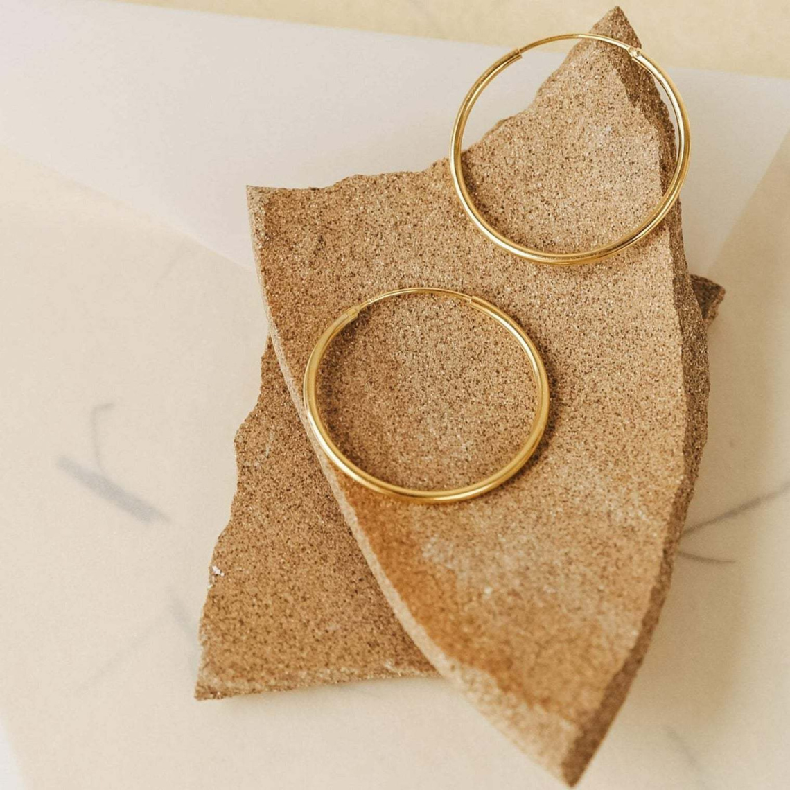 Lightweight Hoops - Gold and Silver Earrings (Set of 4)