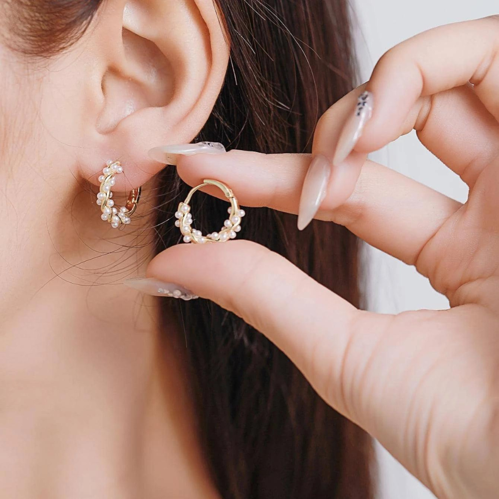 Artificial Pearl Earrings - Elegant Pearl Earrings