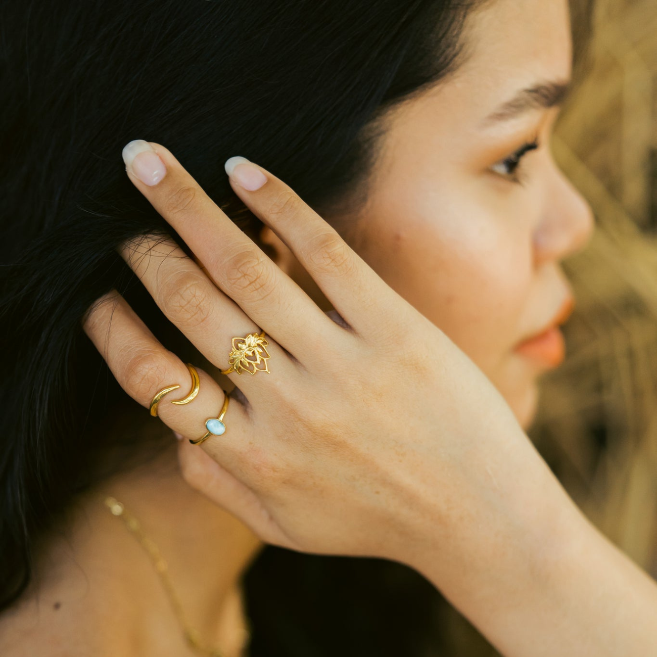 Lotusblume - Delicate Ring