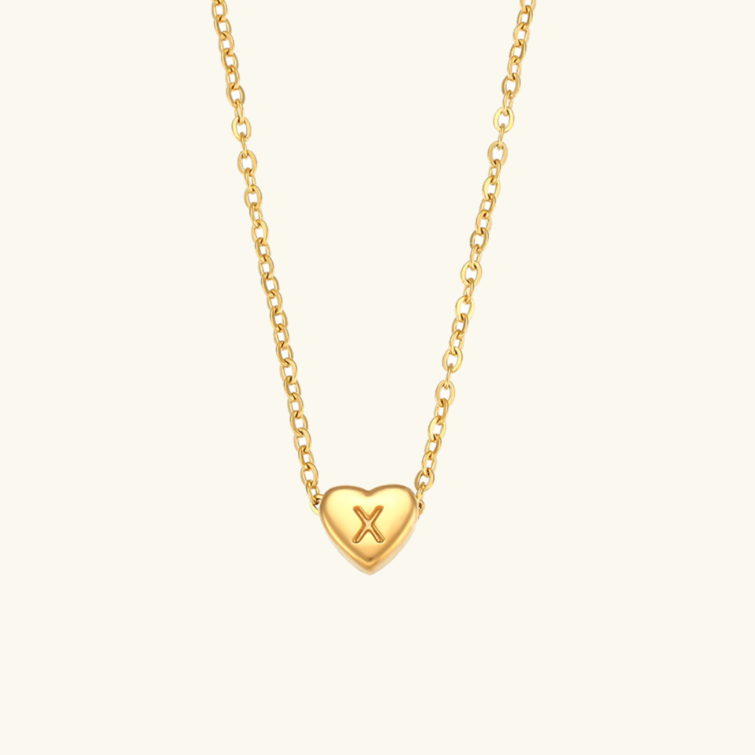 Corazón - Gold Initial Necklace