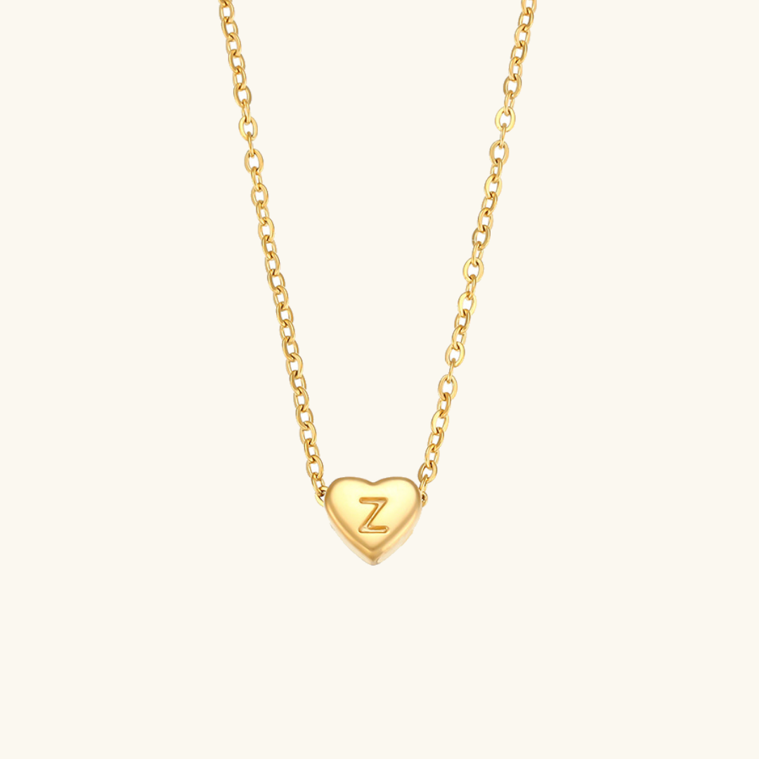 Corazón - Gold Initial Necklace