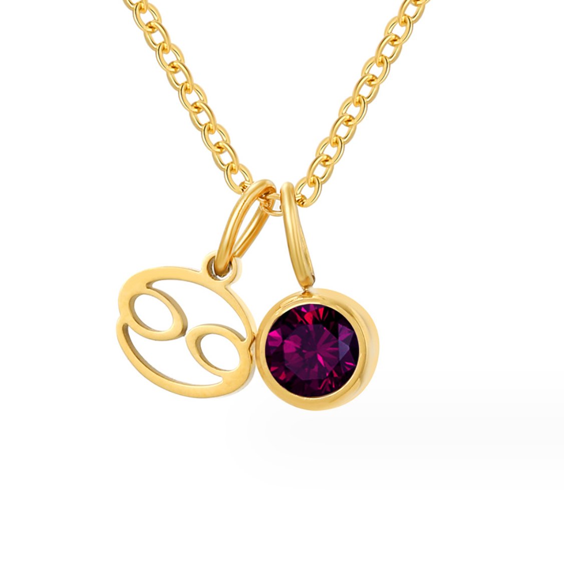 Shay – Zodiac Necklace with Birthstone