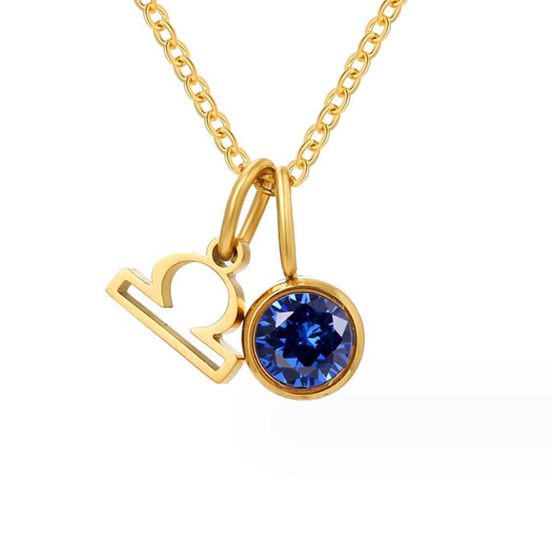 Shay – Zodiac Necklace with Birthstone
