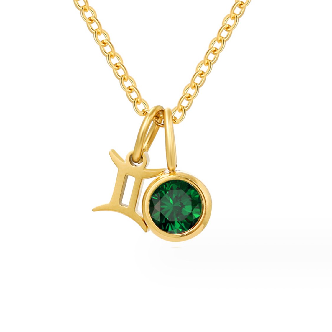 Shay – Zodiac Necklace with Birthstone