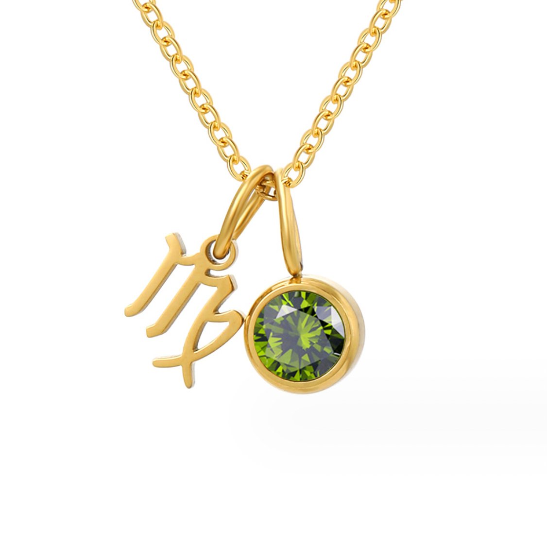 Shay – Zodiac Necklace with Birthstone