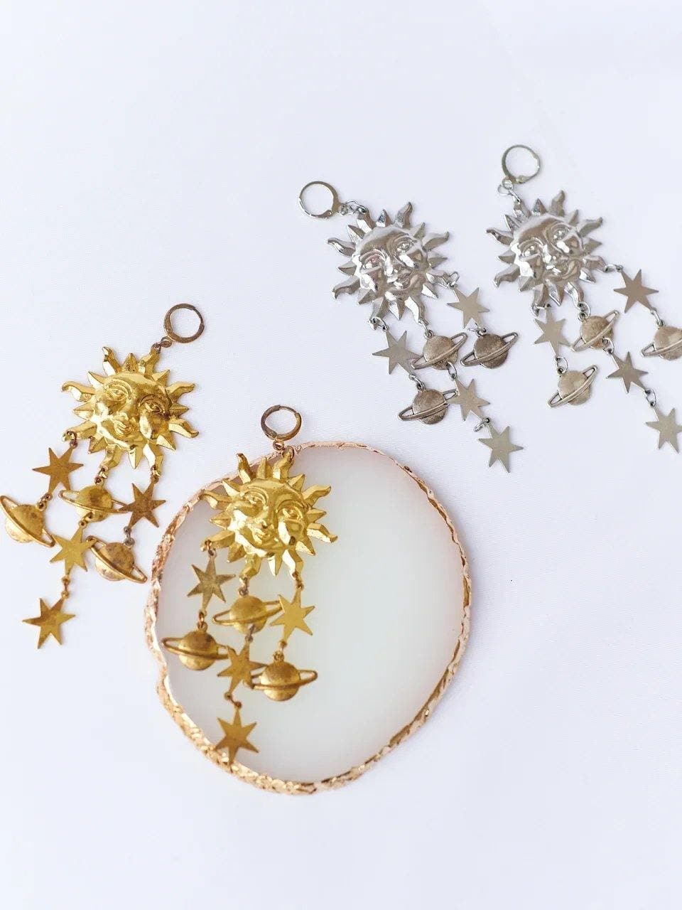Celestials - Sun and Stellar Astrology Earrings